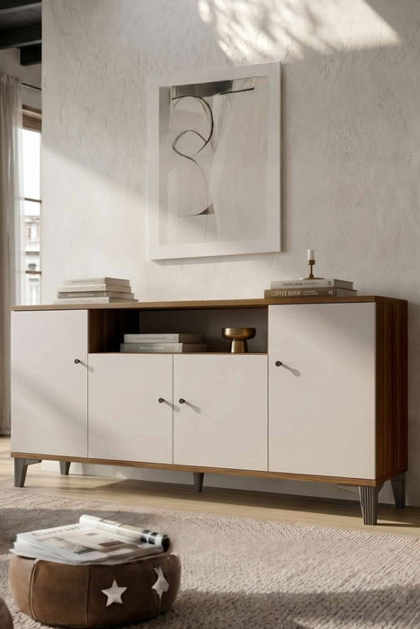 Hanah Home Consola Vıs3-Cka en Nogal Hanah Home Consola Vıs3-Cka en Nogal